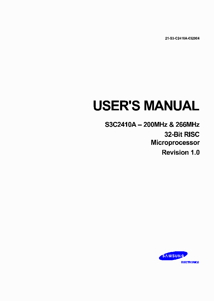 S3C2410A_156158.PDF Datasheet