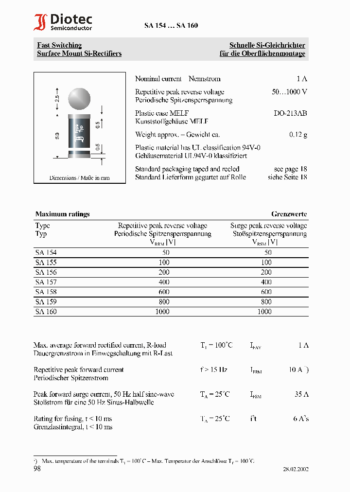 SA158_173257.PDF Datasheet