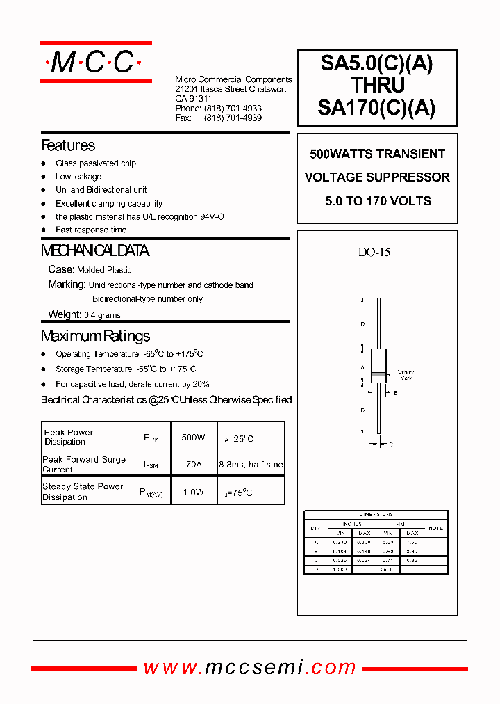 SA70A_81962.PDF Datasheet