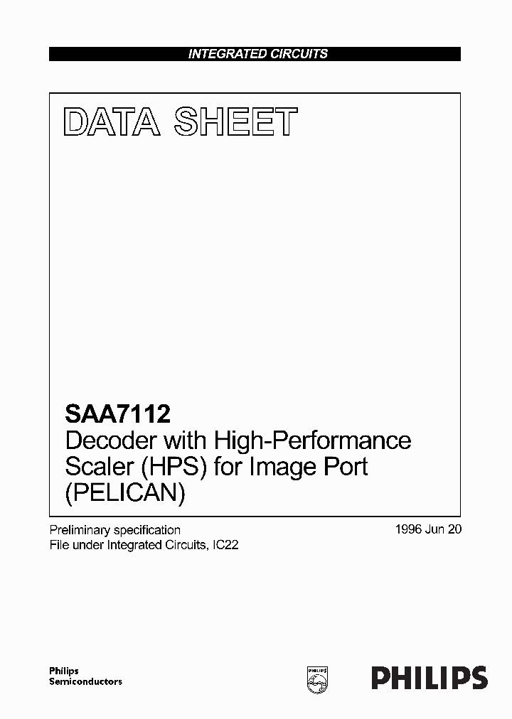 SAA7112_35193.PDF Datasheet