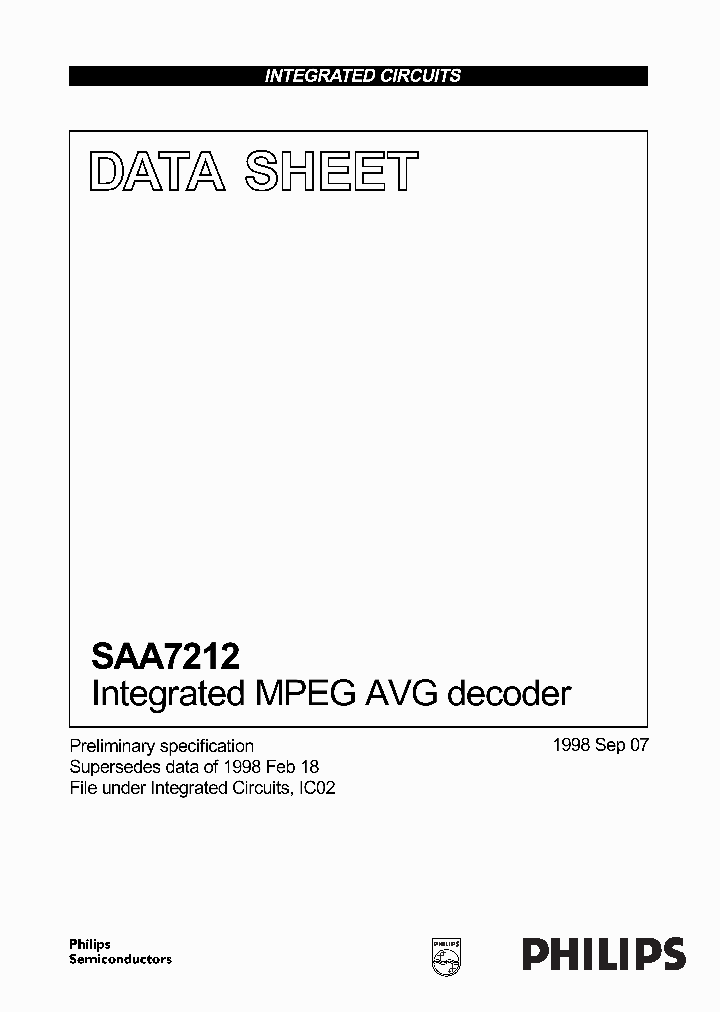 SAA7212_164343.PDF Datasheet