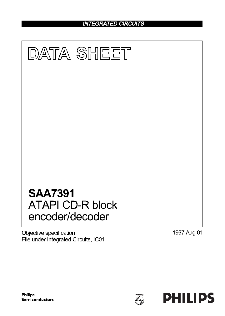 SAA7391_139753.PDF Datasheet