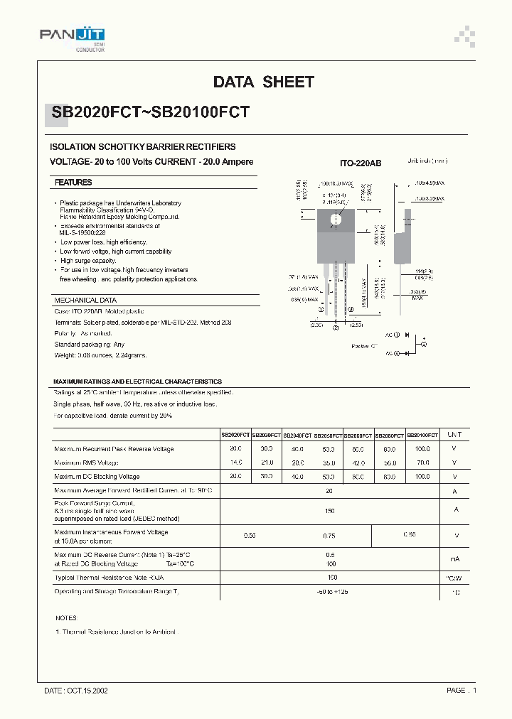 SB2020FCT_88864.PDF Datasheet