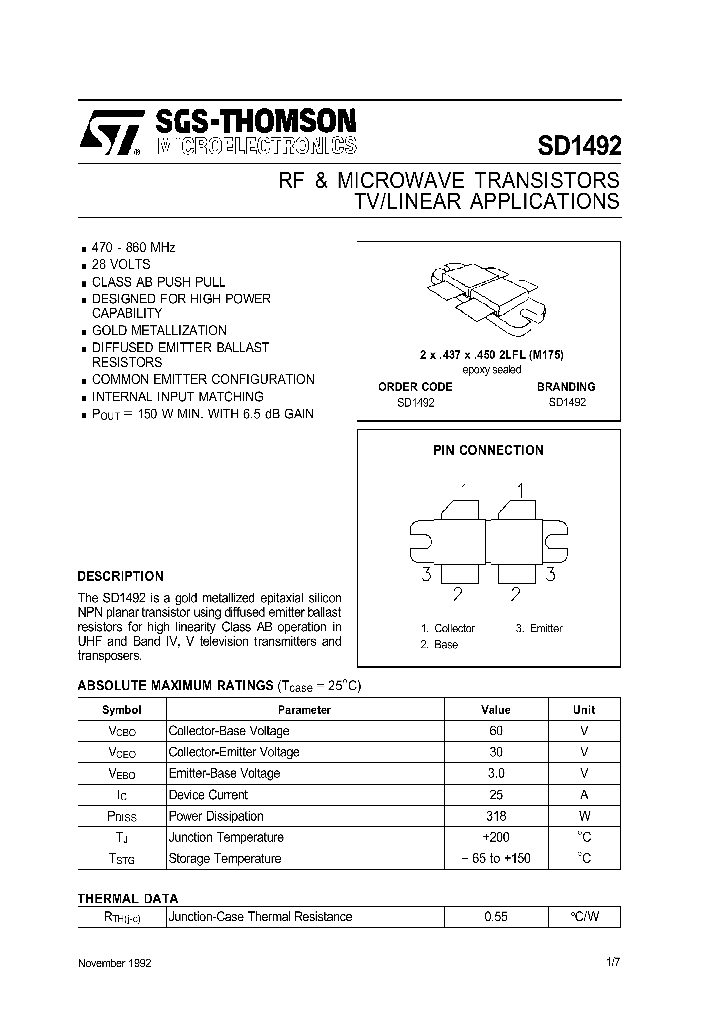 SD1492_143665.PDF Datasheet