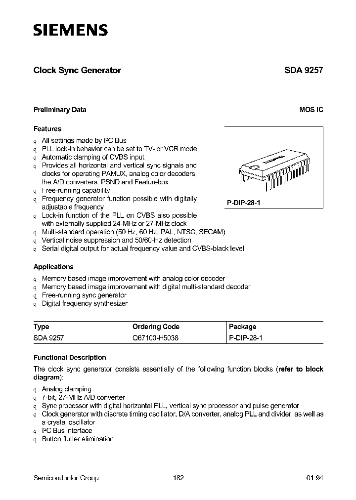 SDA9257_86087.PDF Datasheet