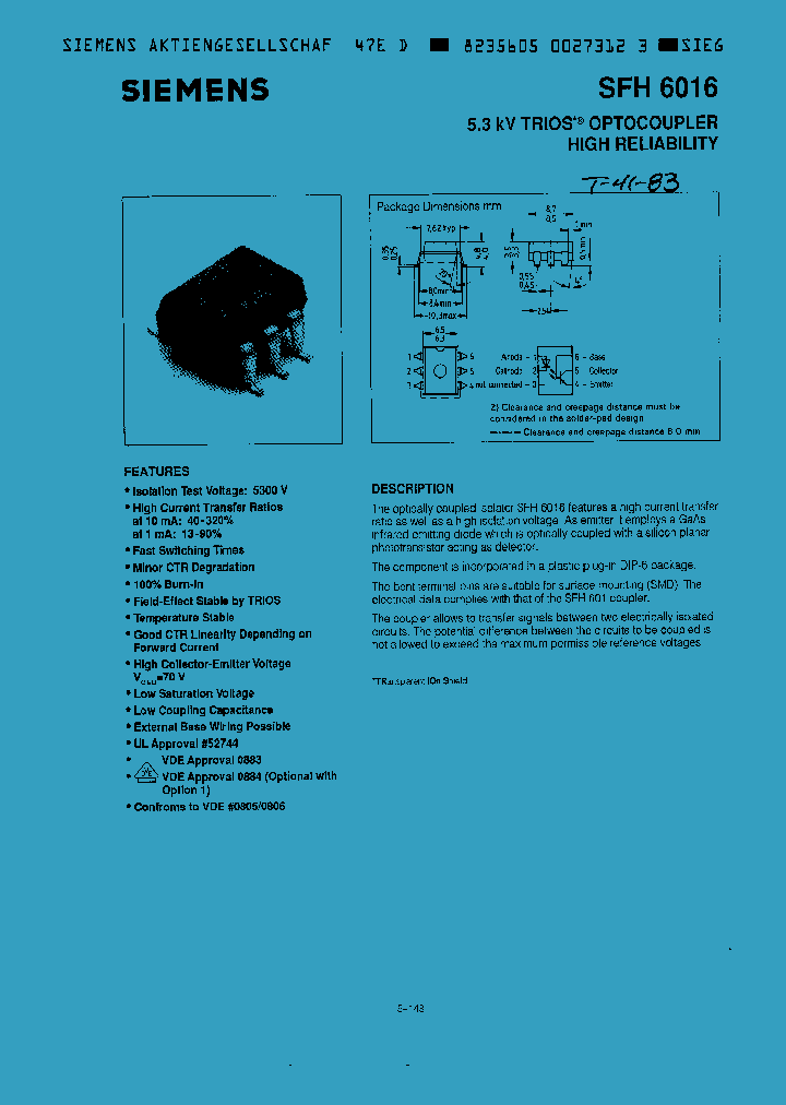SFH6016_118307.PDF Datasheet