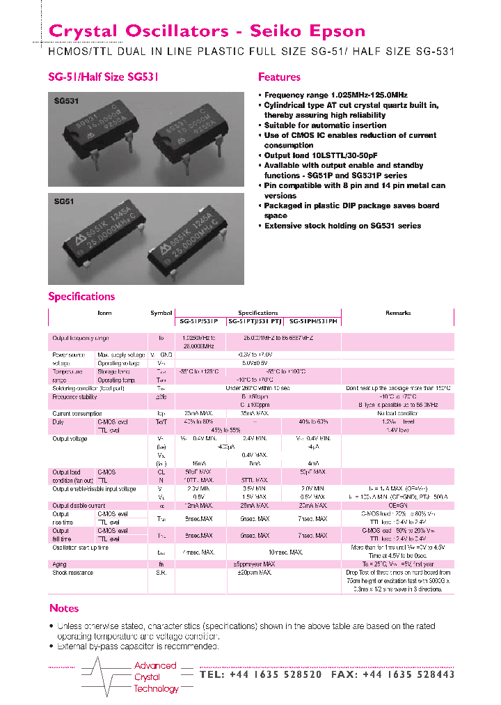 SG531_43170.PDF Datasheet