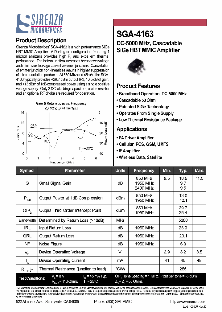 SGA-4163_87915.PDF Datasheet