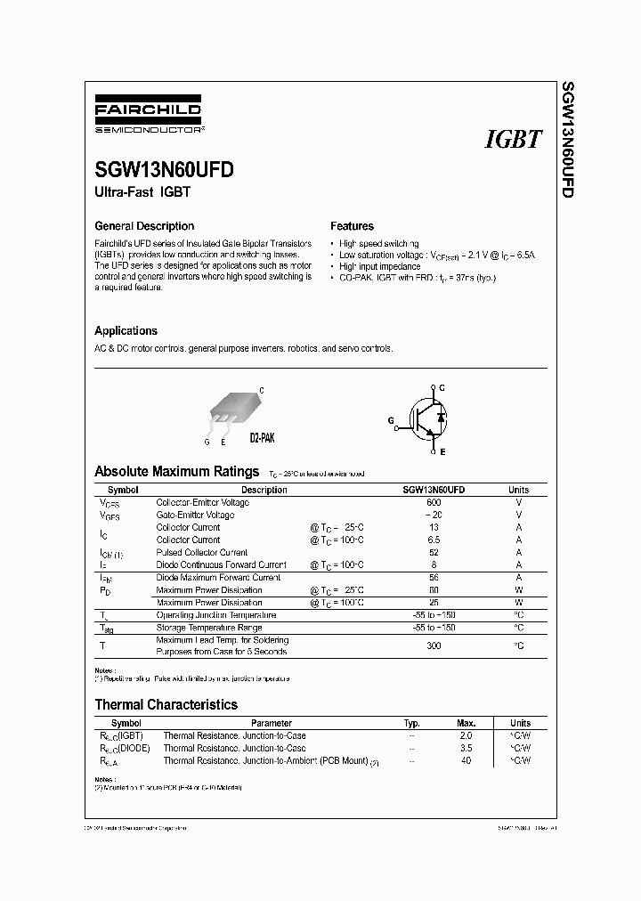 SGW13N60UFD_53043.PDF Datasheet
