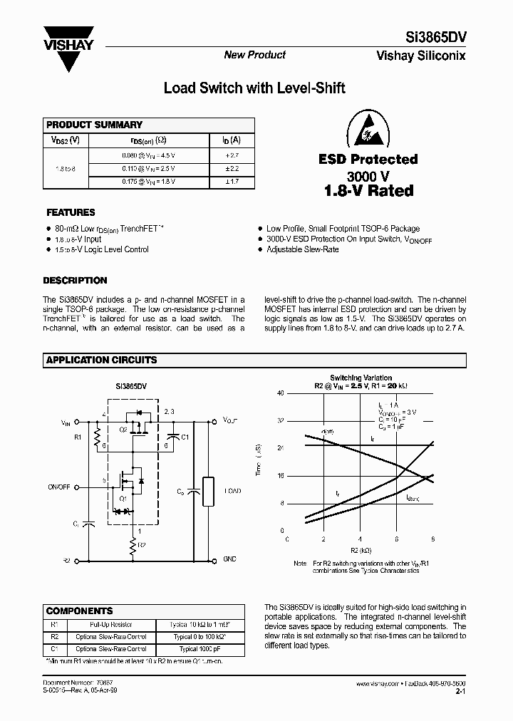 SI3865DV_114537.PDF Datasheet
