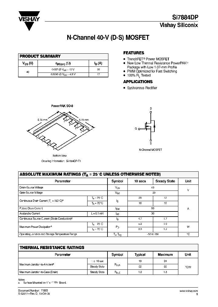SI7884DP_43203.PDF Datasheet