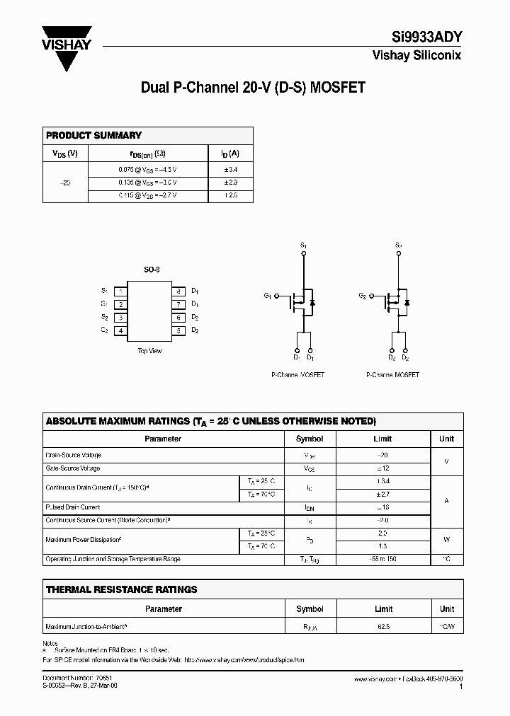 SI9933ADY_35295.PDF Datasheet
