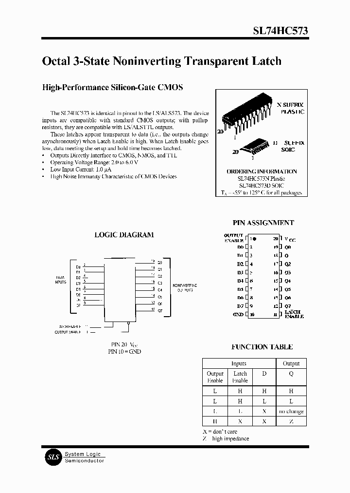 SL74HC573_11160.PDF Datasheet