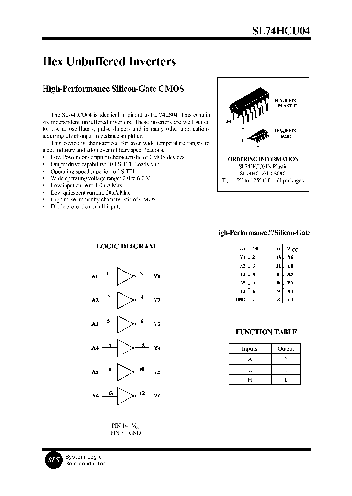 SL74HCU04_4399.PDF Datasheet