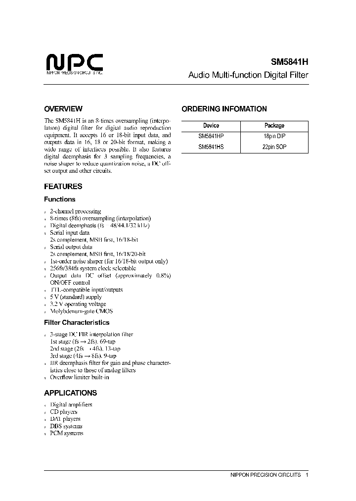 SM5841H_82009.PDF Datasheet