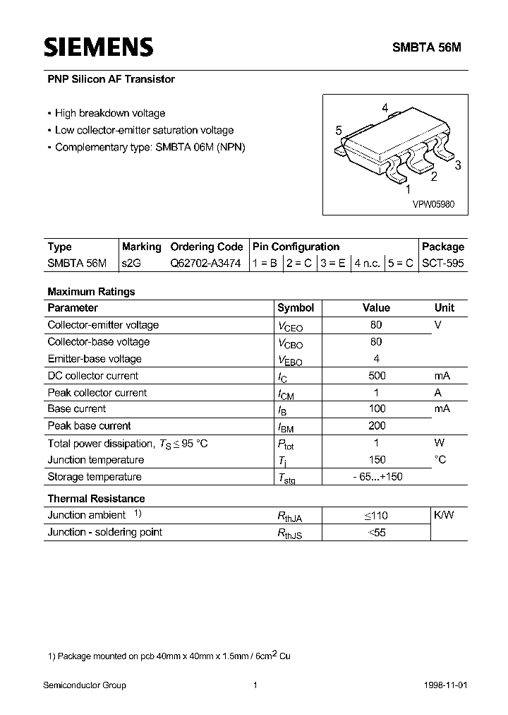 SMBTA56M_43392.PDF Datasheet