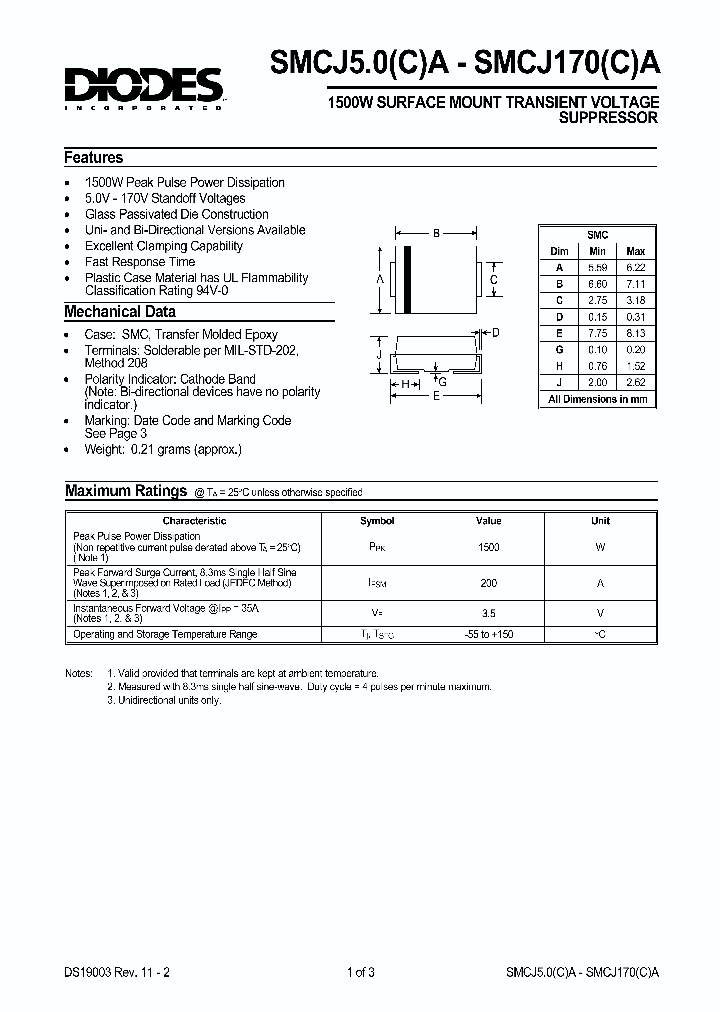 SMCJ33CA_159308.PDF Datasheet