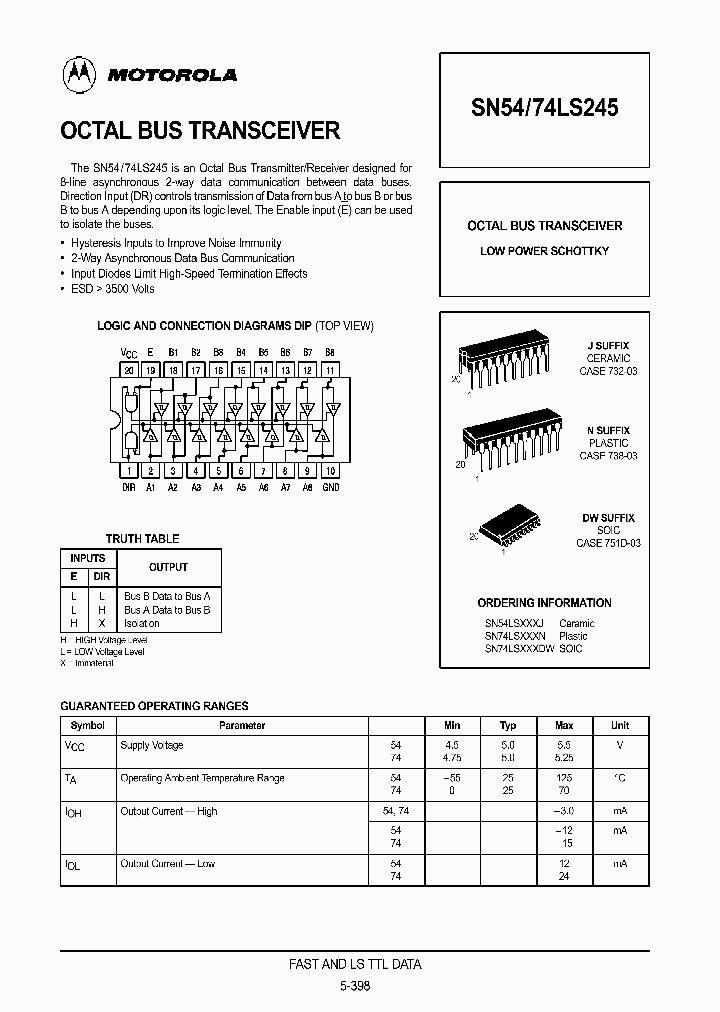 SN74LS245N_19235.PDF Datasheet