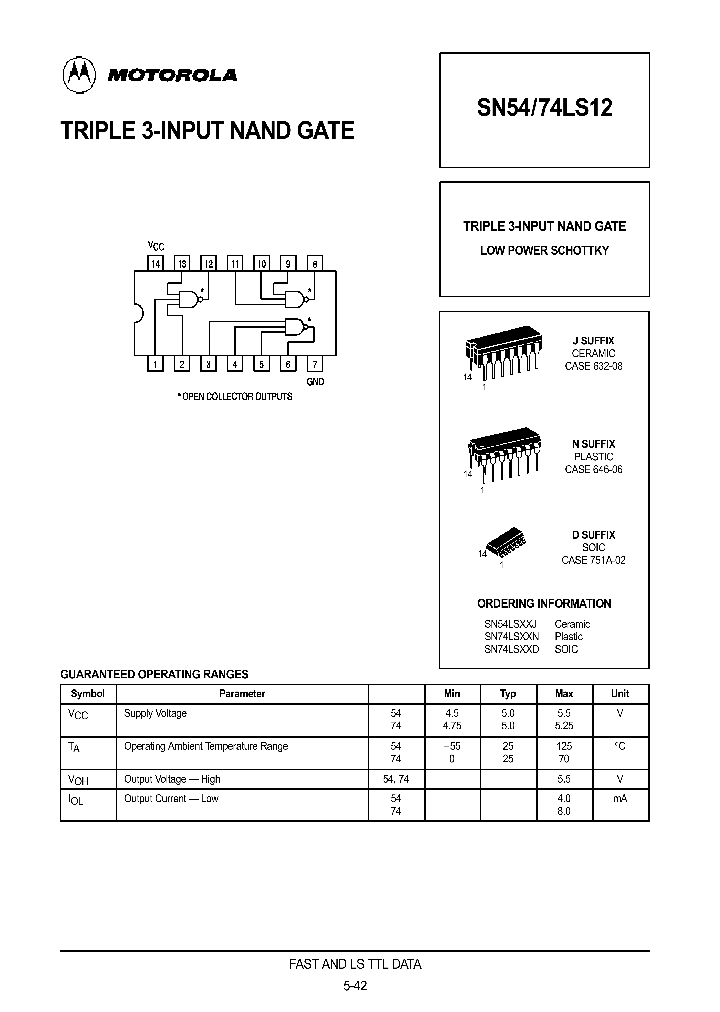 SN74LS12D_19124.PDF Datasheet