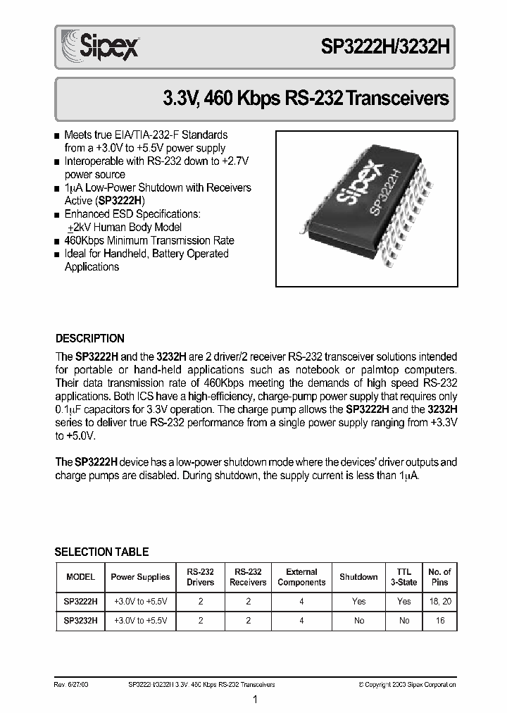 SP3222H_35839.PDF Datasheet