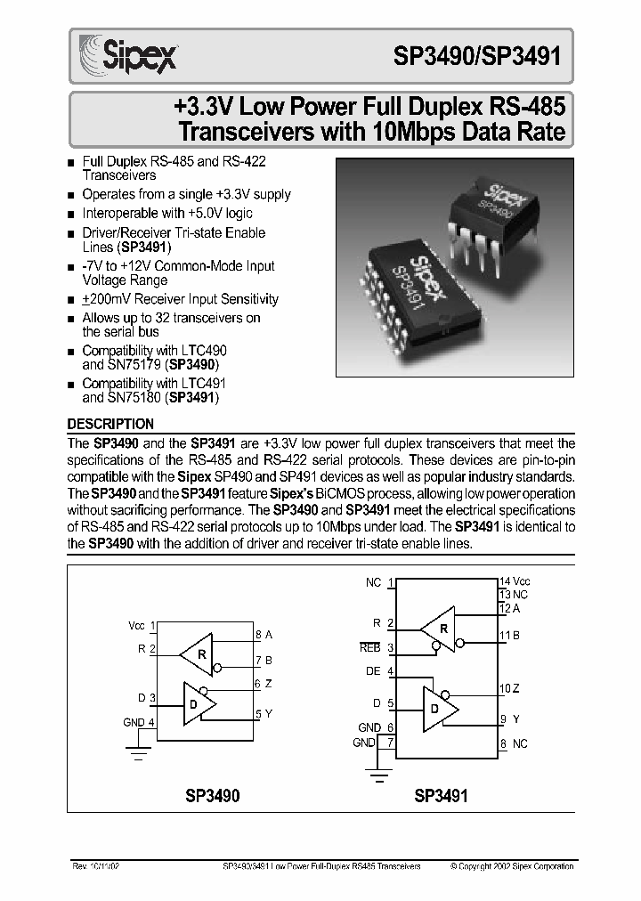 SP3490_185397.PDF Datasheet