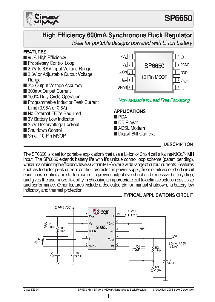 SP6650_36160.PDF Datasheet
