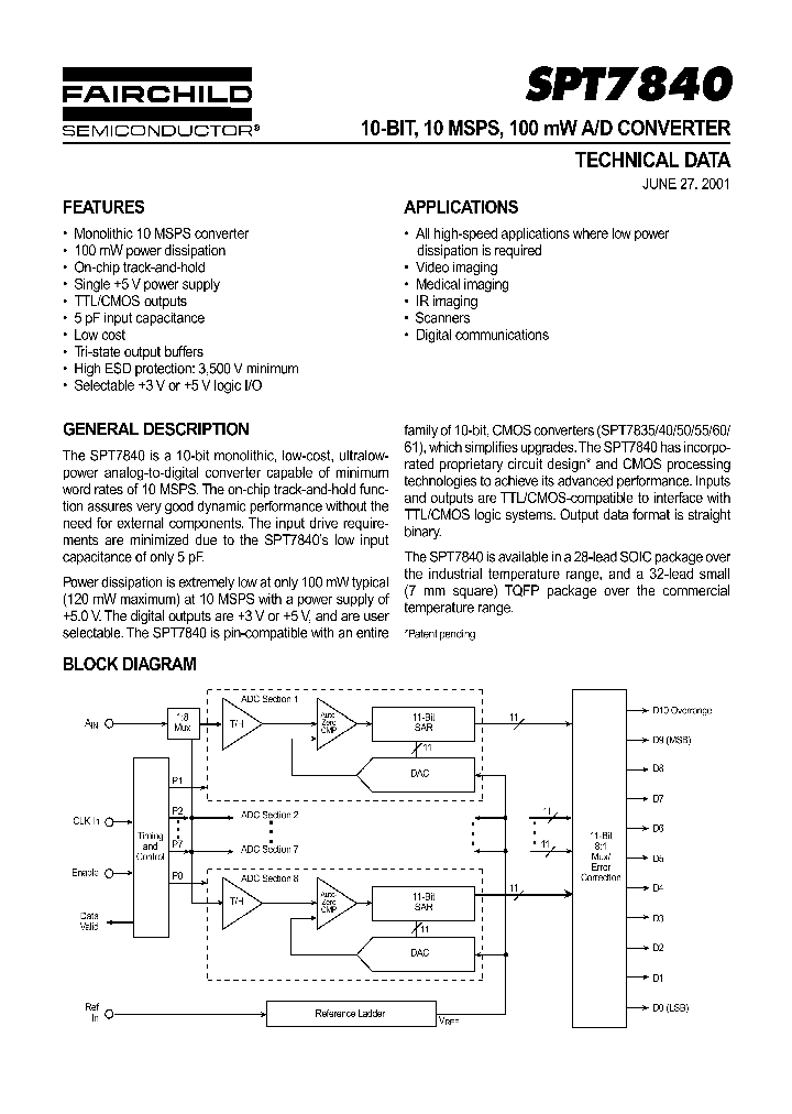 SPT7840_74649.PDF Datasheet