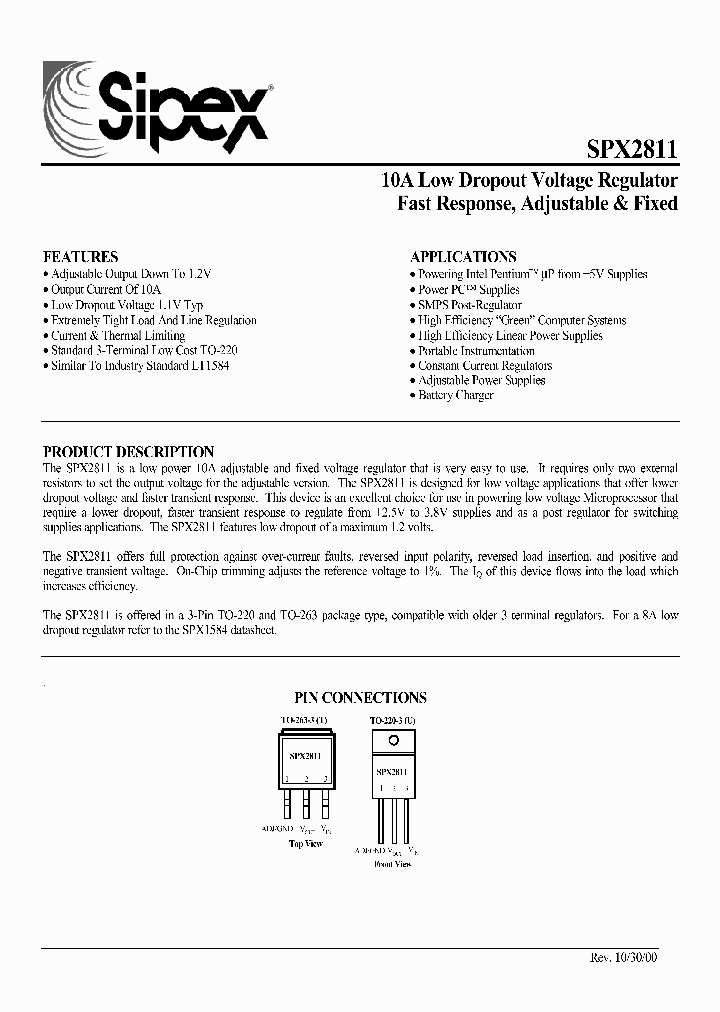 SPX2811_46655.PDF Datasheet