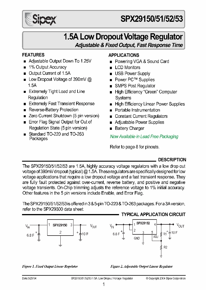 SPX29150_46793.PDF Datasheet