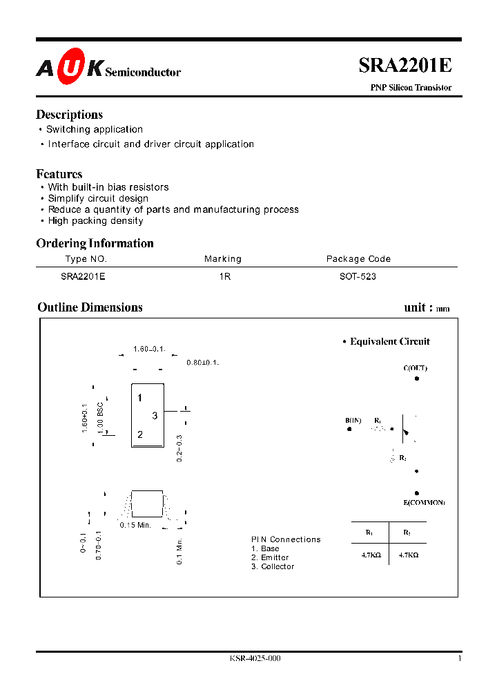 SRA2201E_95523.PDF Datasheet