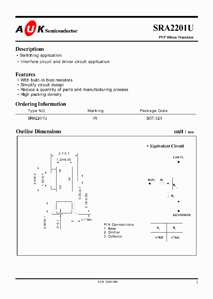 SRA2201U_95528.PDF Datasheet