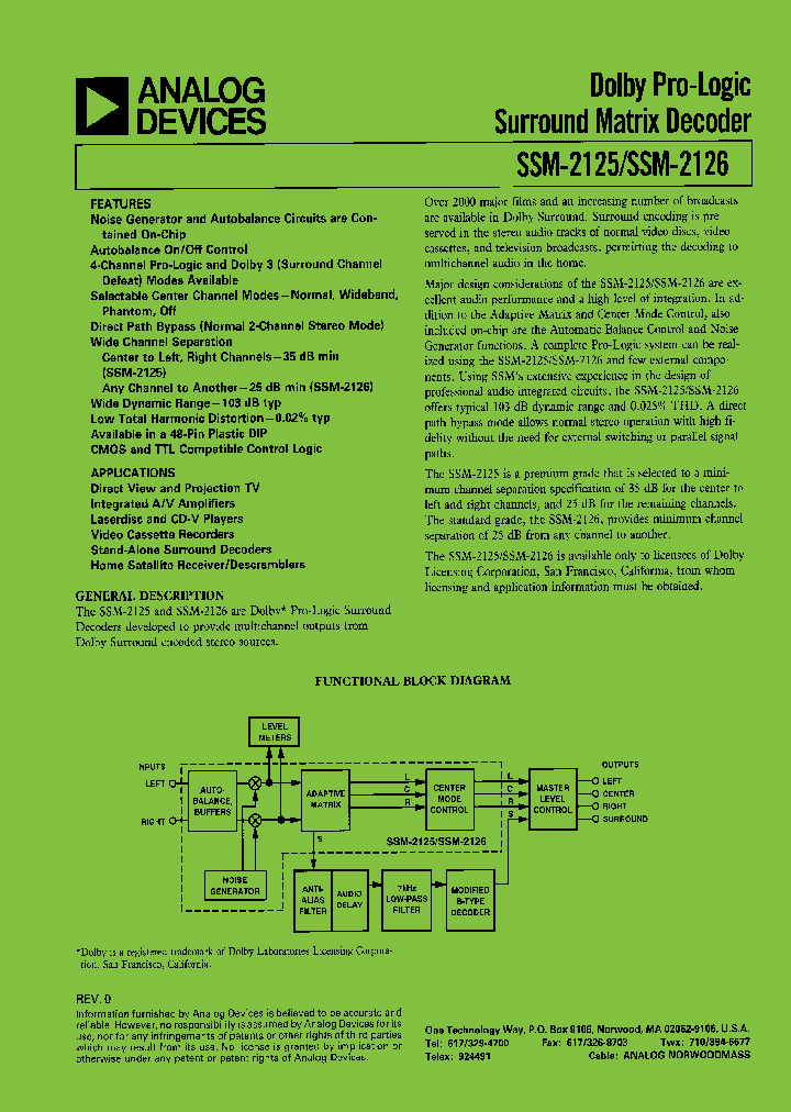 SSM-2125_79317.PDF Datasheet