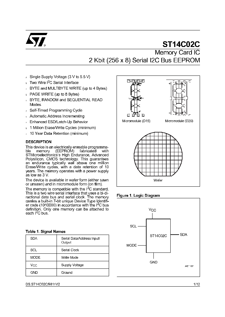 ST14C02_143714.PDF Datasheet