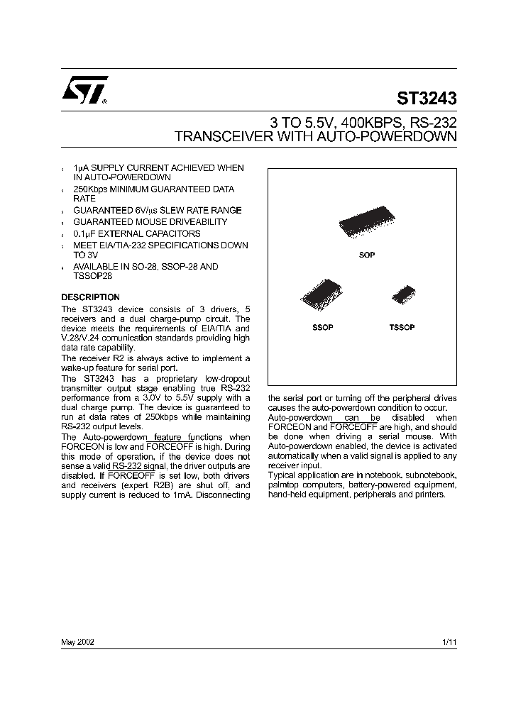ST3243CD_108370.PDF Datasheet