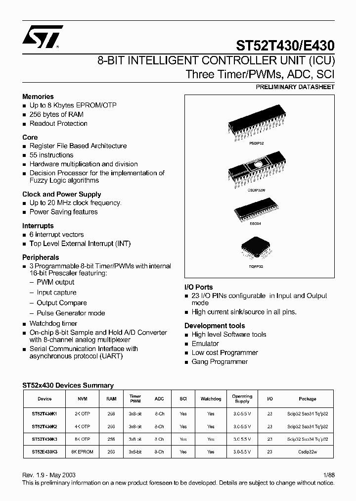 ST52X430_47386.PDF Datasheet