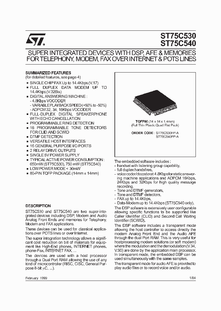 ST75C530_136558.PDF Datasheet