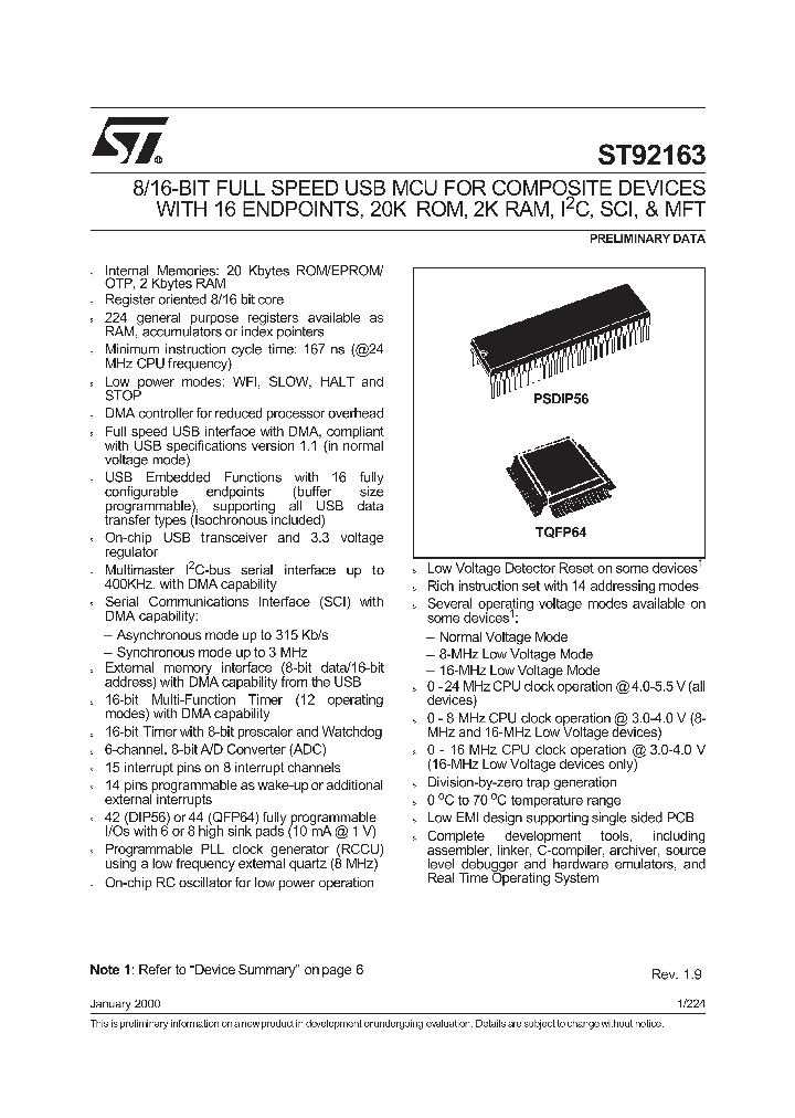ST92163_113846.PDF Datasheet