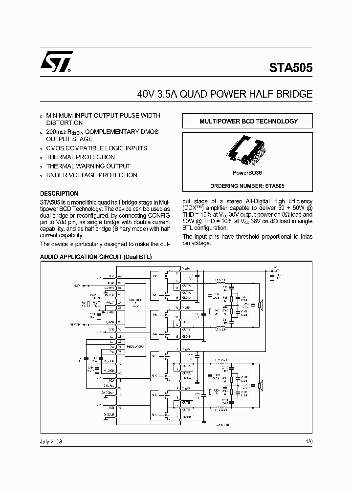 STA505_173530.PDF Datasheet