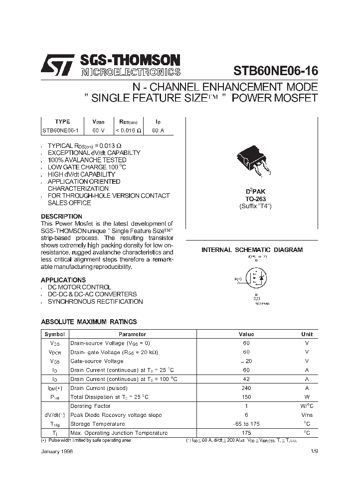 STB60NE06-1_77465.PDF Datasheet