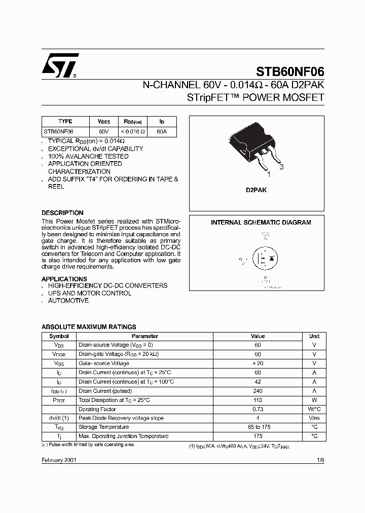 STB60NF06_77469.PDF Datasheet