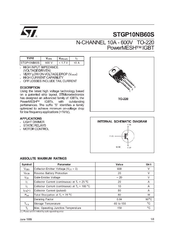 STGP10NB60S_77081.PDF Datasheet