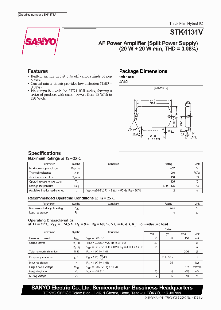 STK4131V_167557.PDF Datasheet