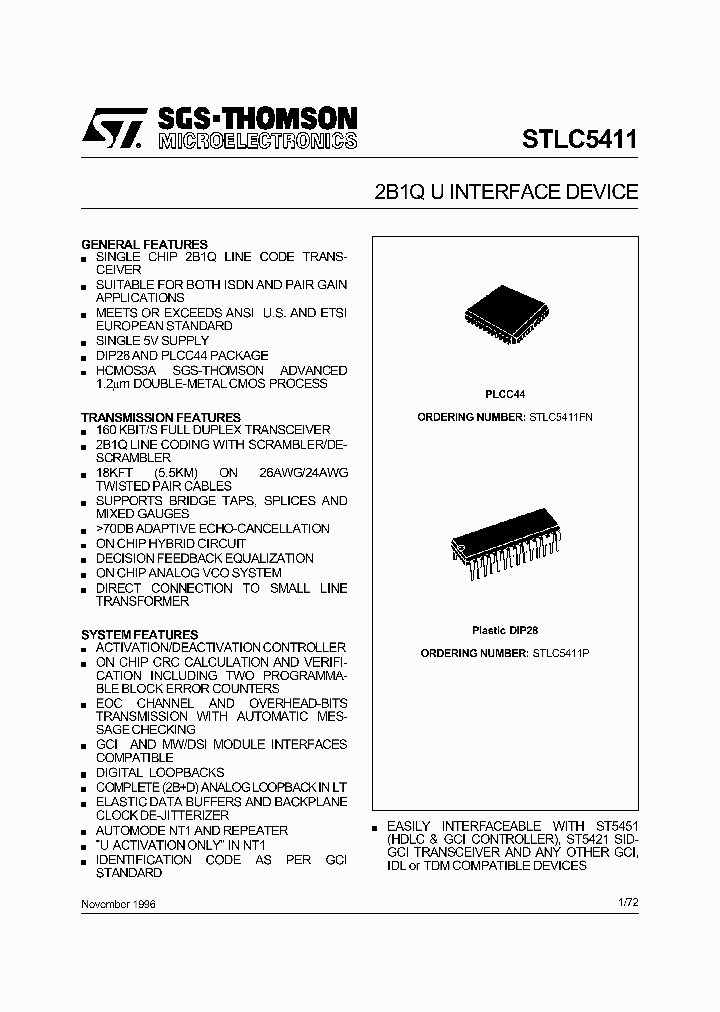 STLC5411_67002.PDF Datasheet
