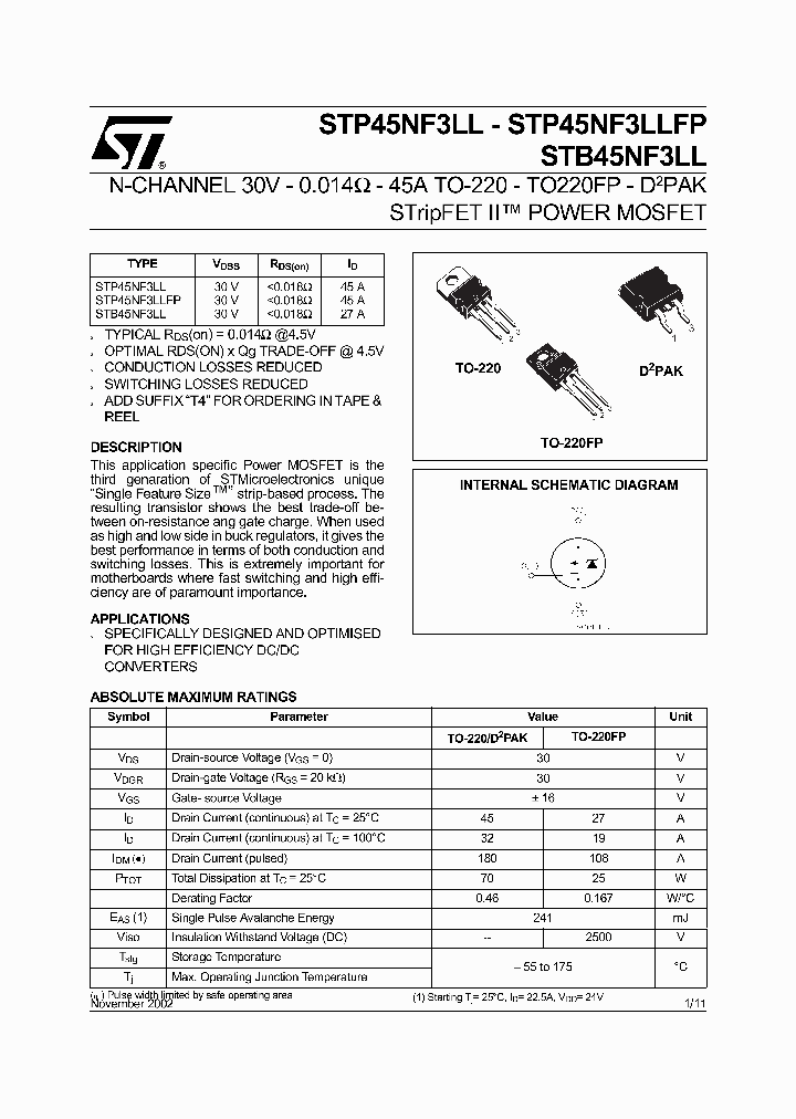 STB45NF3LL_71594.PDF Datasheet