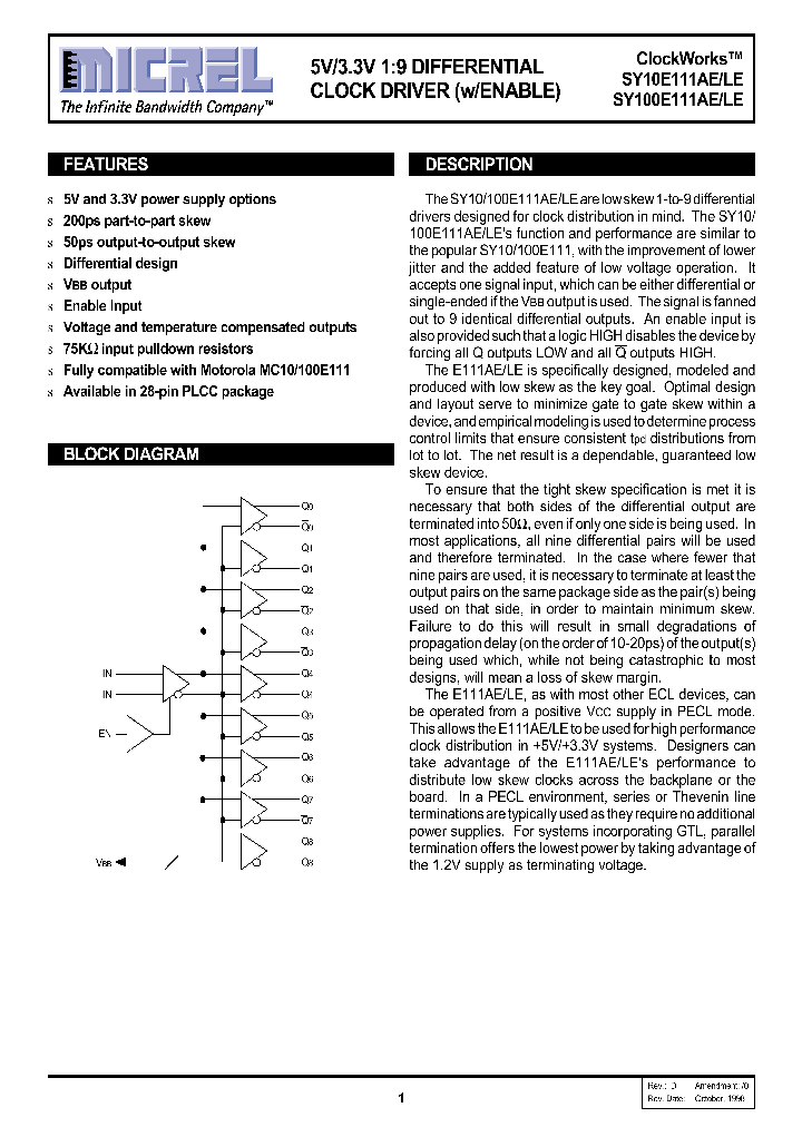 SY10E111AE_92979.PDF Datasheet