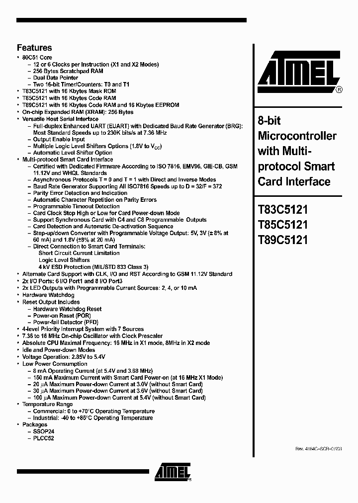 T85C5121_38919.PDF Datasheet