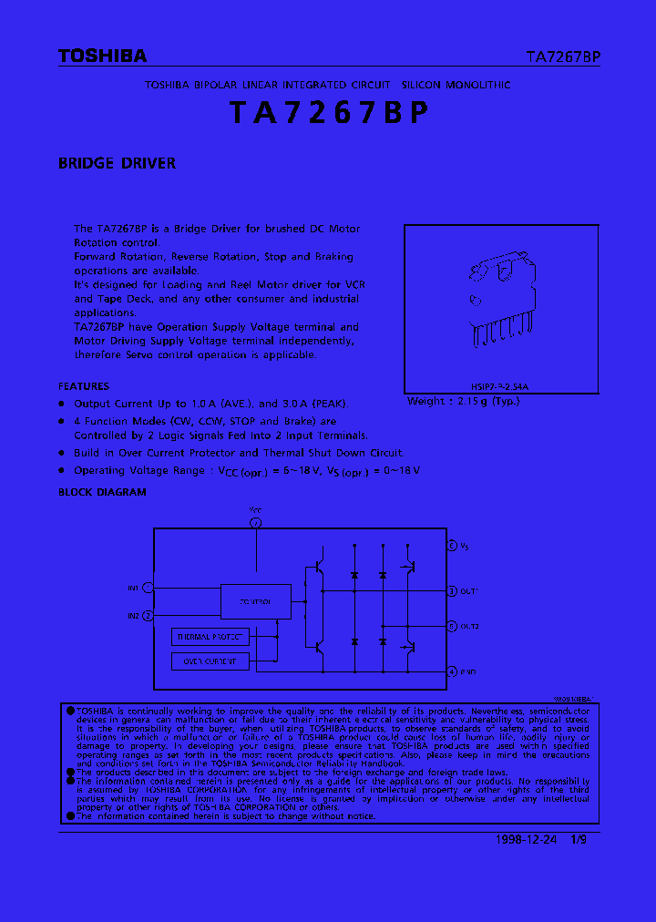 TA7267_72302.PDF Datasheet