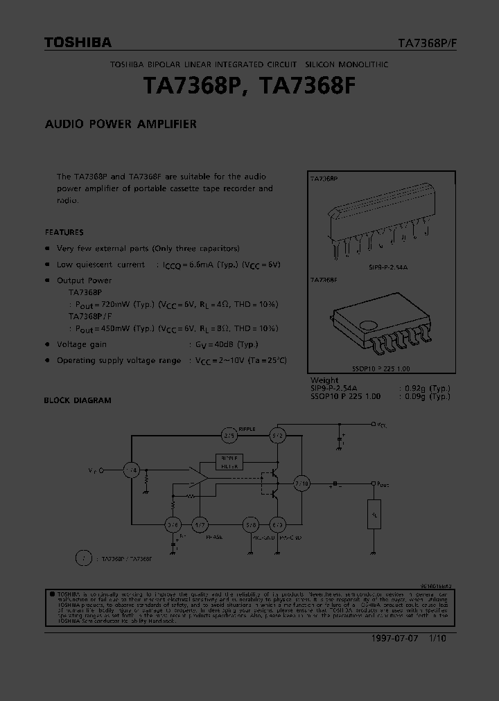 TA7368F_72345.PDF Datasheet