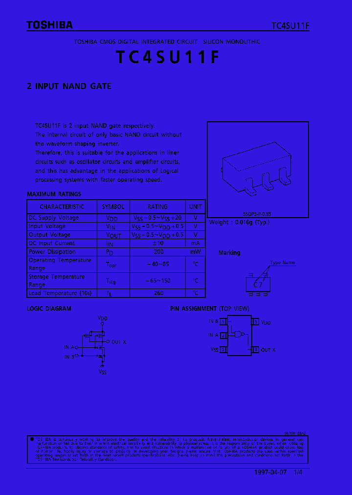 TC4SU11F_127017.PDF Datasheet