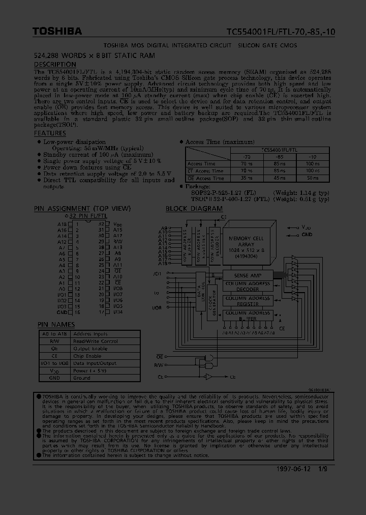 TC554001FL_148842.PDF Datasheet
